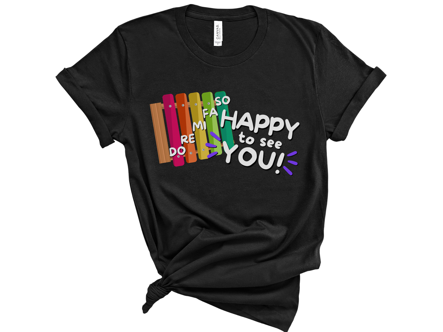 Solfege Xylophone So Happy to See You Unisex T-Shirt