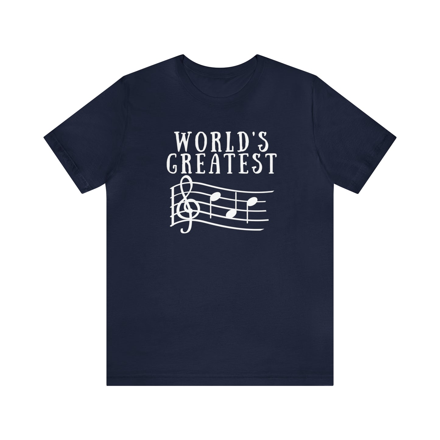Treble Clef World's Greatest Dad Music Unisex T-Shirt