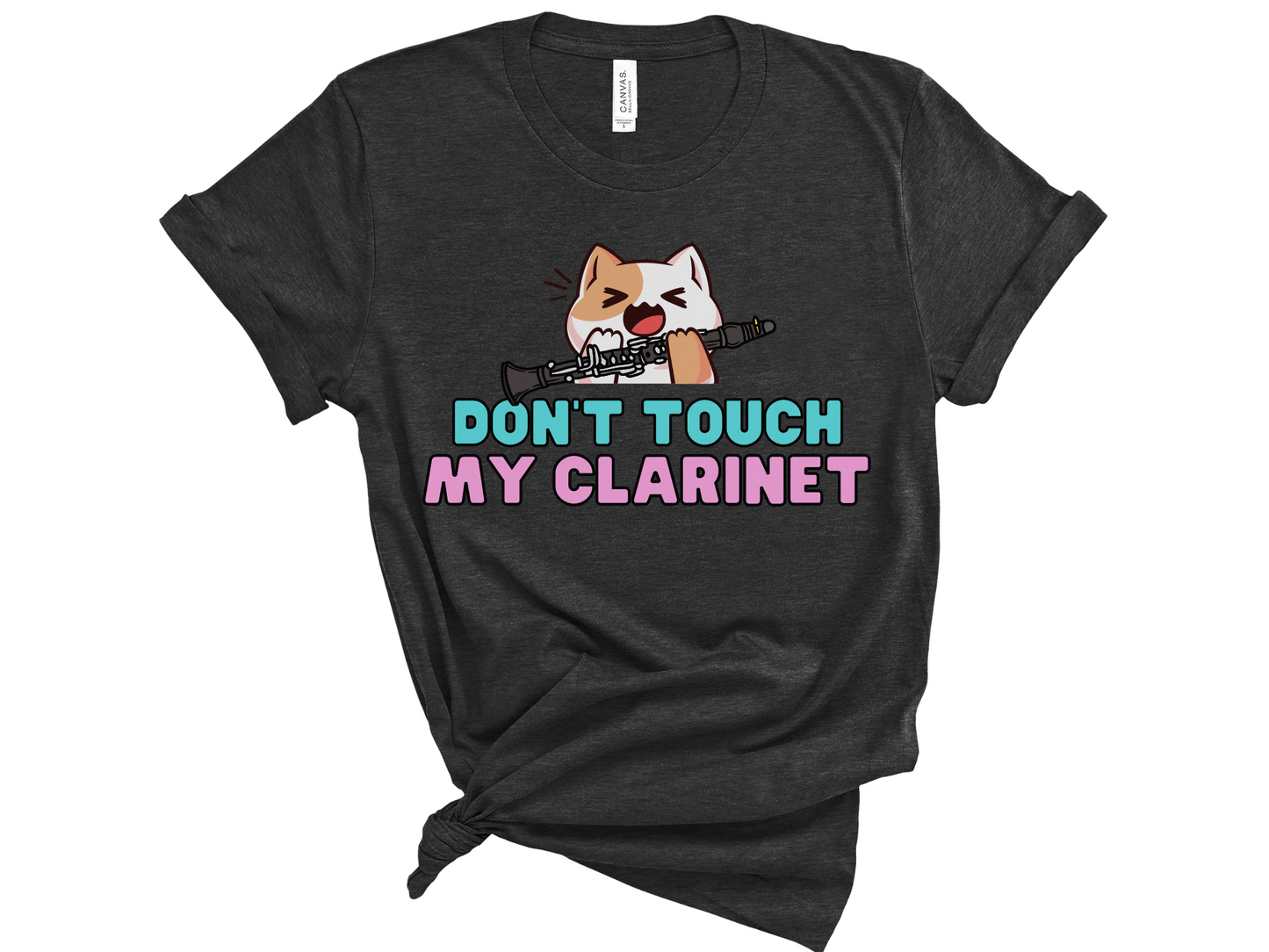 Don't Touch My Clarinet Cat Unisex T-Shirt