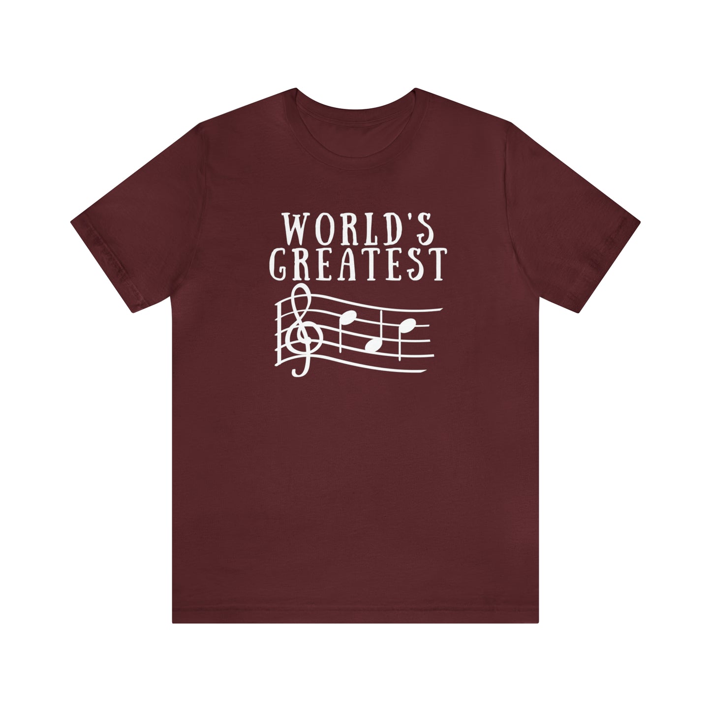 Treble Clef World's Greatest Dad Music Unisex T-Shirt