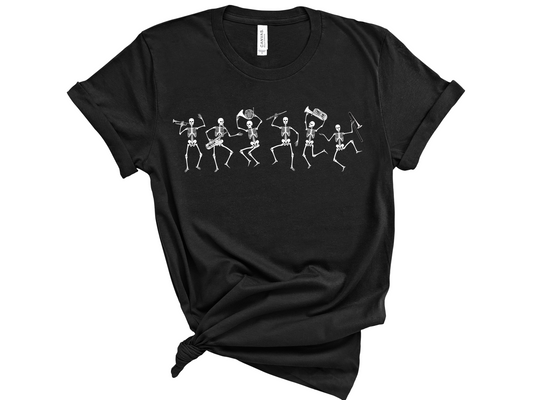 Skeleton Band Halloween Unisex T-Shirt