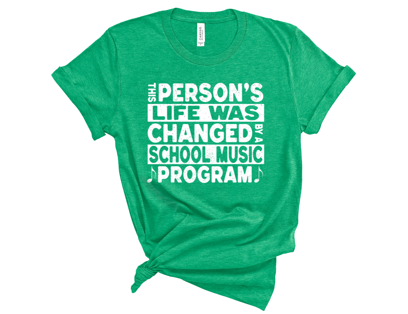 BOLD This Person's Life Was Changed by a School Music Program Unisex T-Shirt