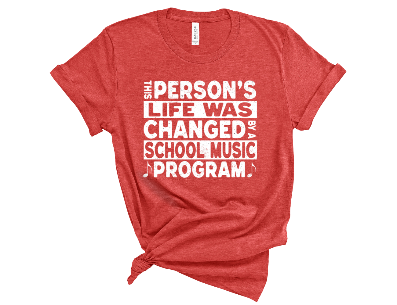 BOLD This Person's Life Was Changed by a School Music Program Unisex T-Shirt