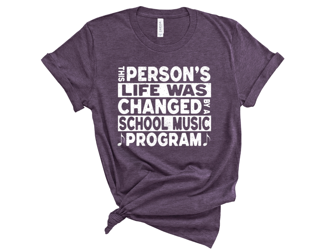 BOLD This Person's Life Was Changed by a School Music Program Unisex T-Shirt