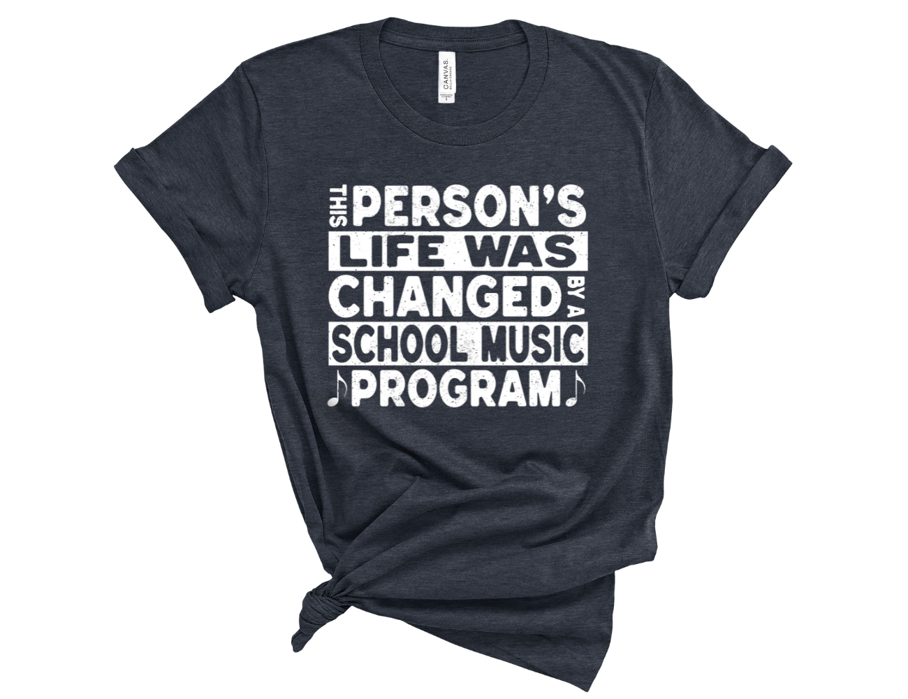 BOLD This Person's Life Was Changed by a School Music Program Unisex T-Shirt
