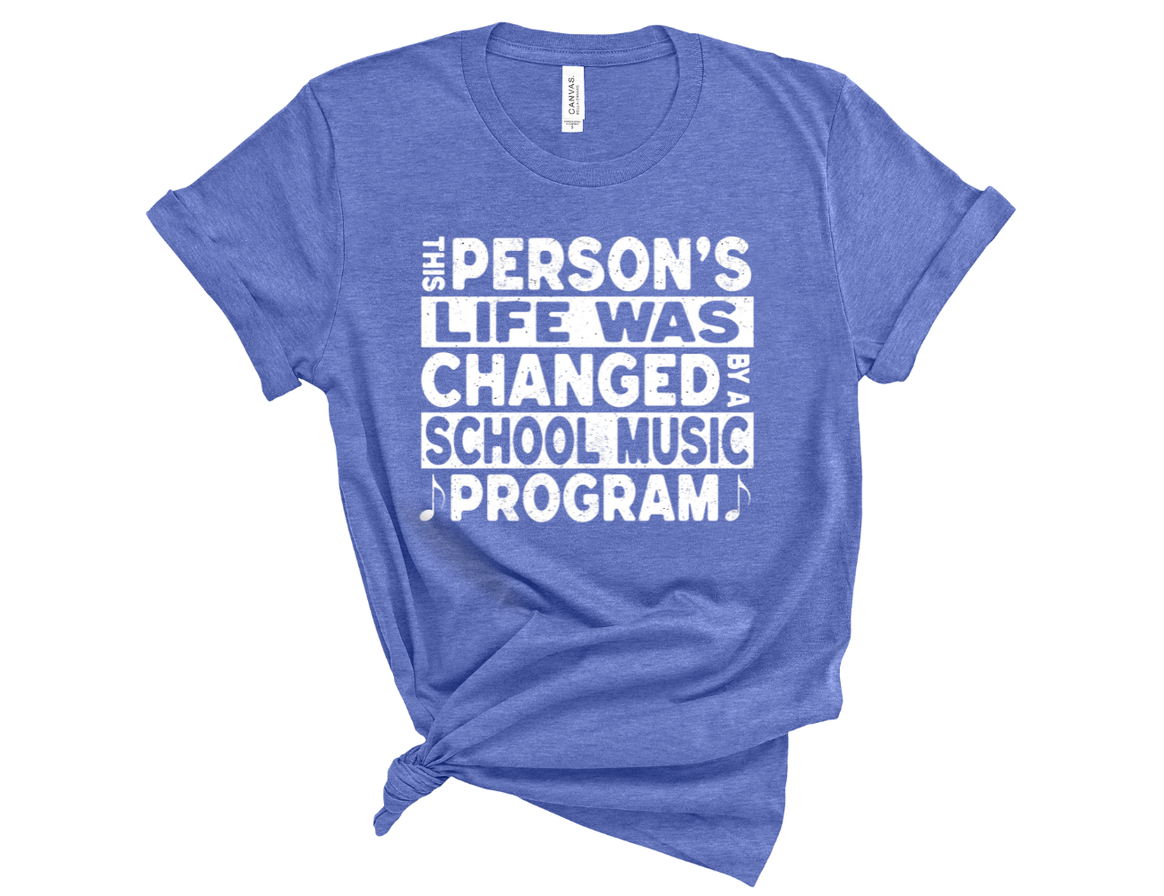 BOLD This Person's Life Was Changed by a School Music Program Unisex T-Shirt
