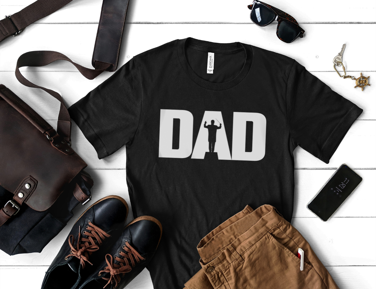 Dad Conductor Music Unisex T-Shirt