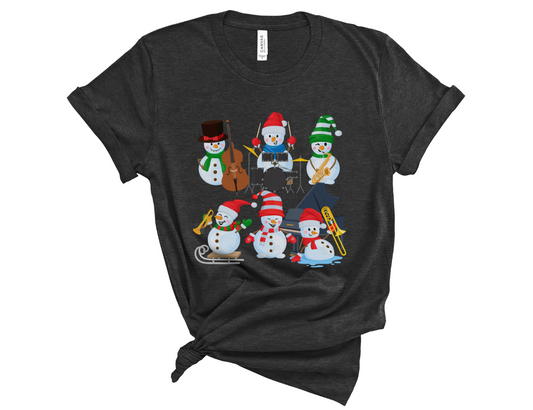 Snowman Jazz Band Unisex T-Shirt
