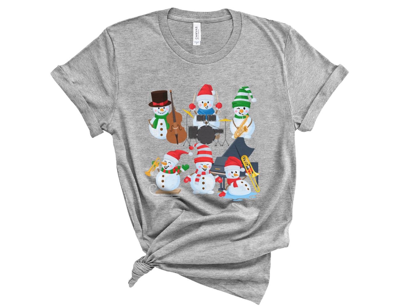 Snowman Jazz Band Unisex T-Shirt