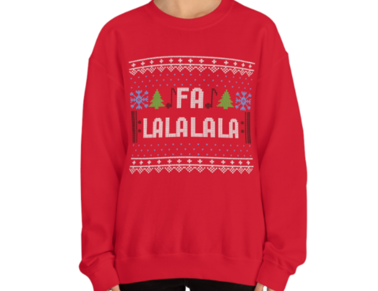 Fa La La Music Repeat Unisex Sweatshirt