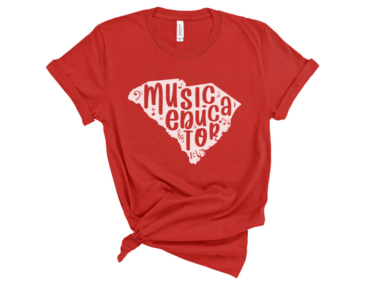 South Carolina Music Educator State Unisex T-Shirt