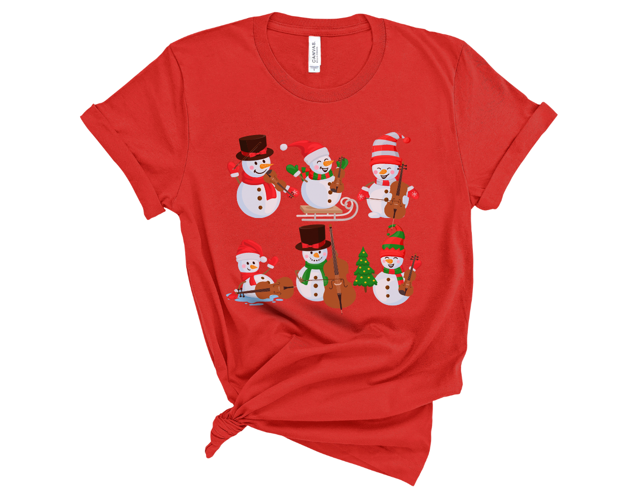 Snowman Orchestra Unisex T-Shirt