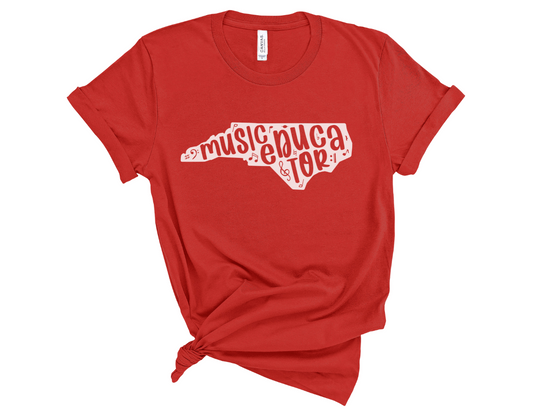 North Carolina Music Educator State Unisex T-Shirt
