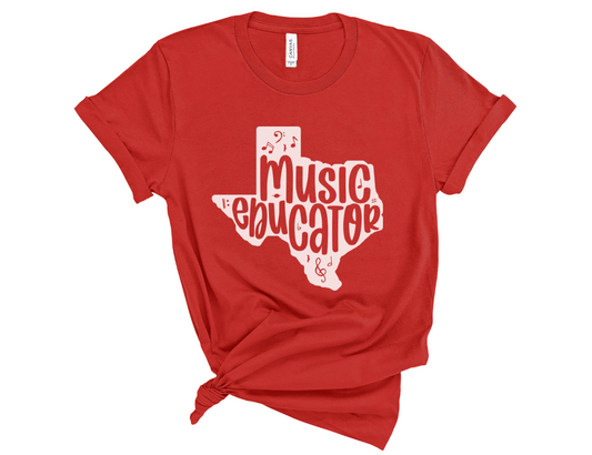 Texas Music Educator State Unisex T-Shirt