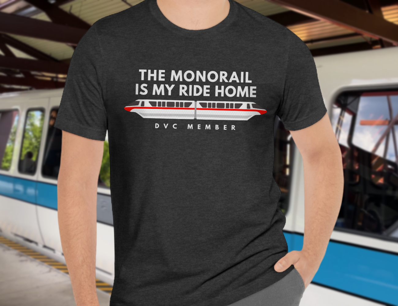 DVC Monorail Red Ride Home Unisex T-Shirt