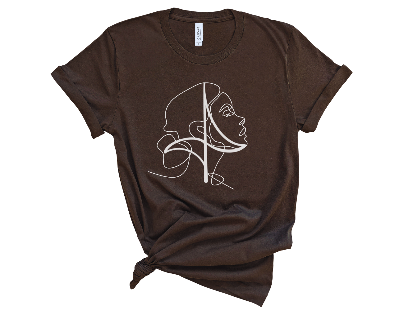 Woman Conductor Pattern Face Unisex T-Shirt