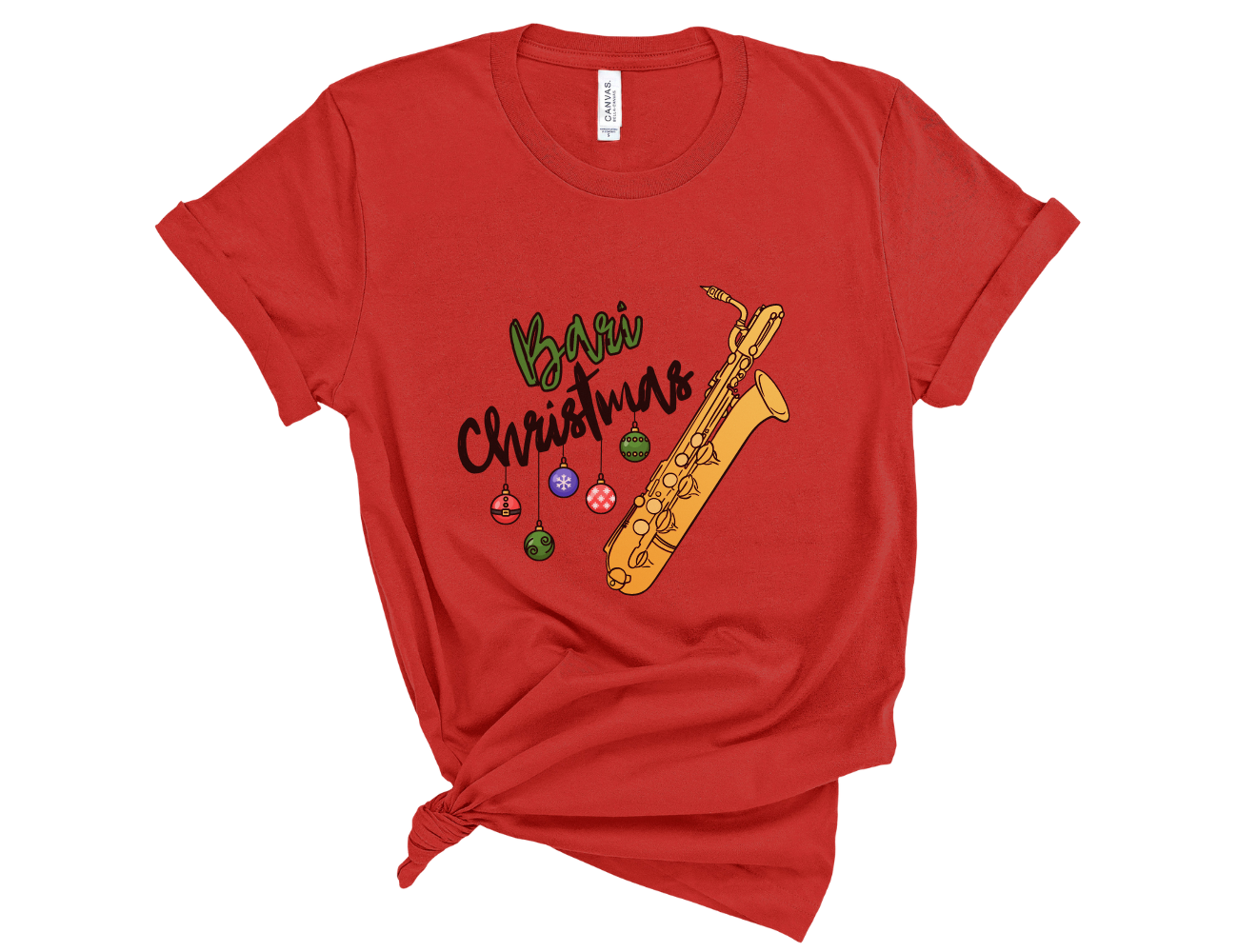 Bari Christmas Baritone Saxophone Unisex T-Shirt