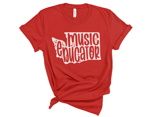 Washington Music Educator State Unisex T-Shirt