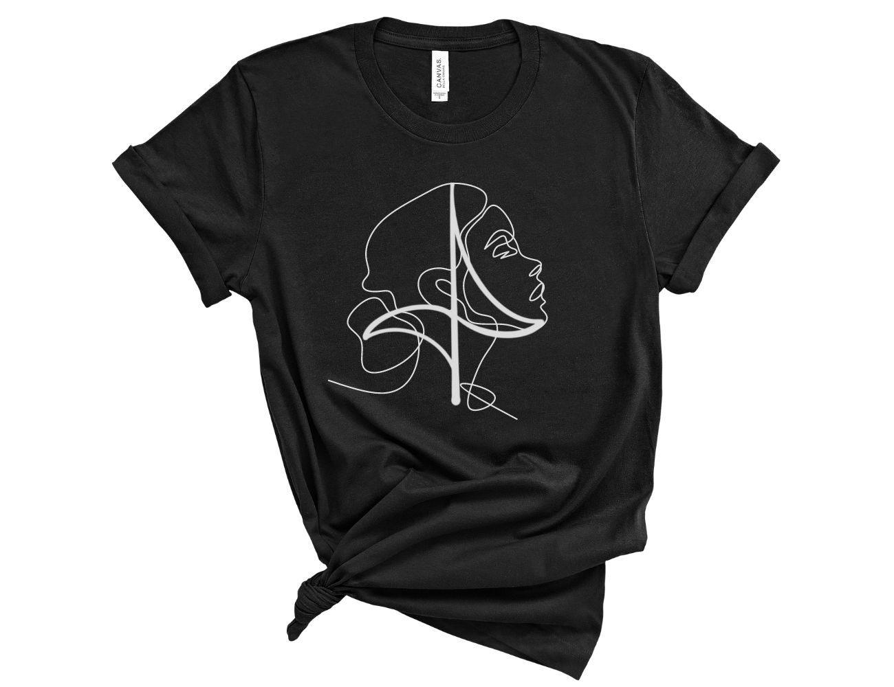 Woman Conductor Pattern Face Unisex T-Shirt