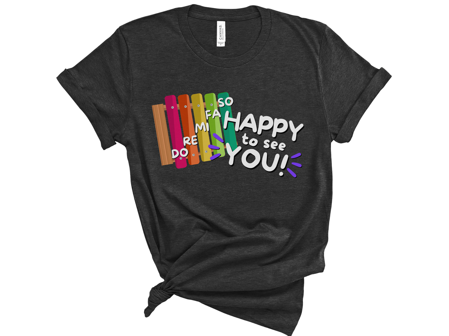 Solfege Xylophone So Happy to See You Unisex T-Shirt