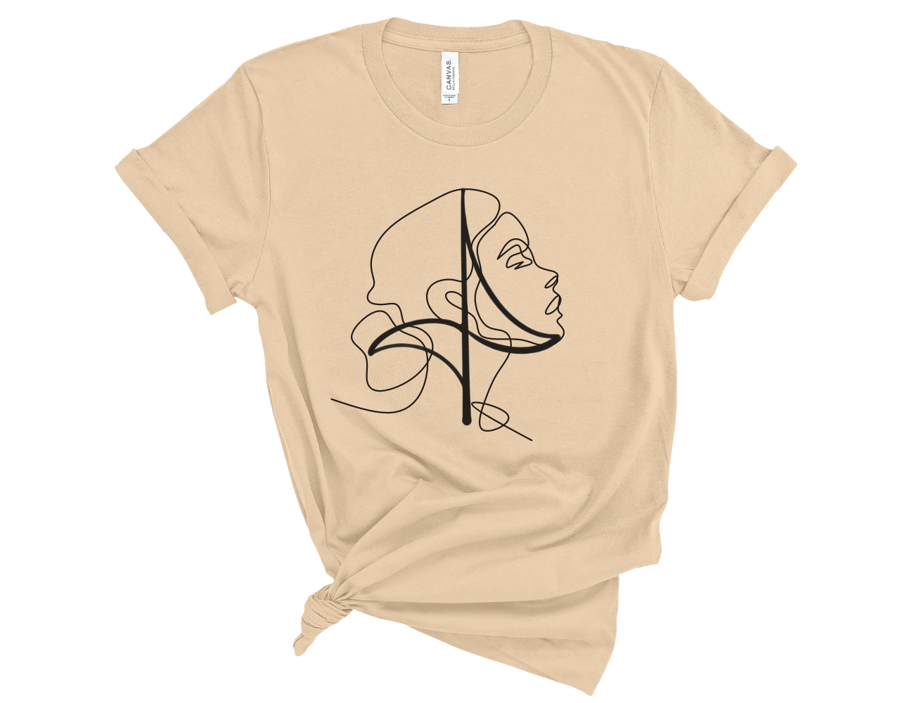 Woman Conductor Pattern Face Unisex T-Shirt