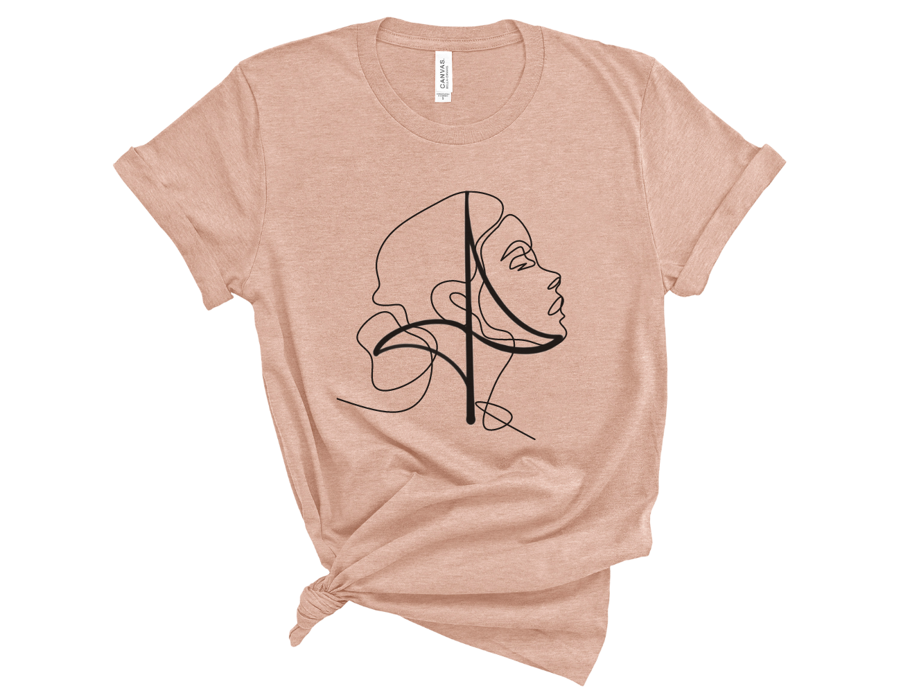 Woman Conductor Pattern Face Unisex T-Shirt