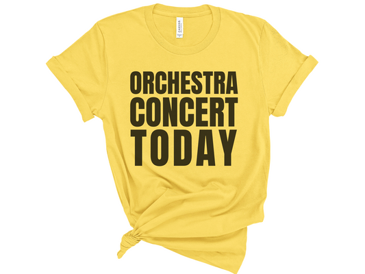 Orchestra Concert Today Unisex T-Shirt