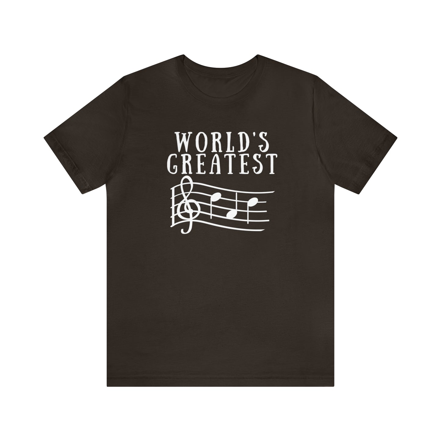Treble Clef World's Greatest Dad Music Unisex T-Shirt