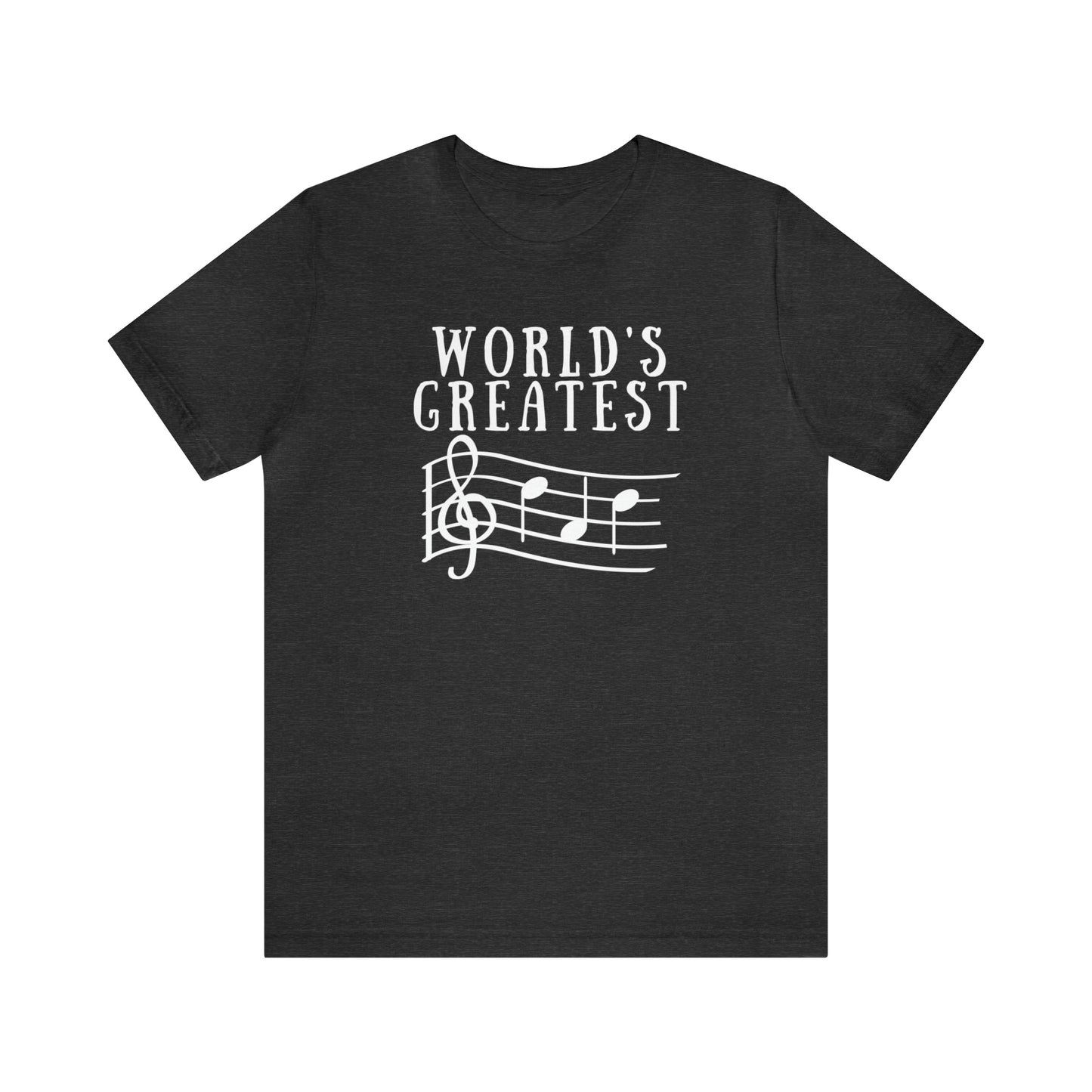 Treble Clef World's Greatest Dad Music Unisex T-Shirt
