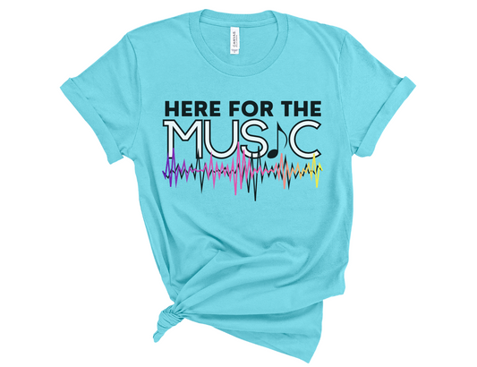 Here For The Music Unisex T-Shirt