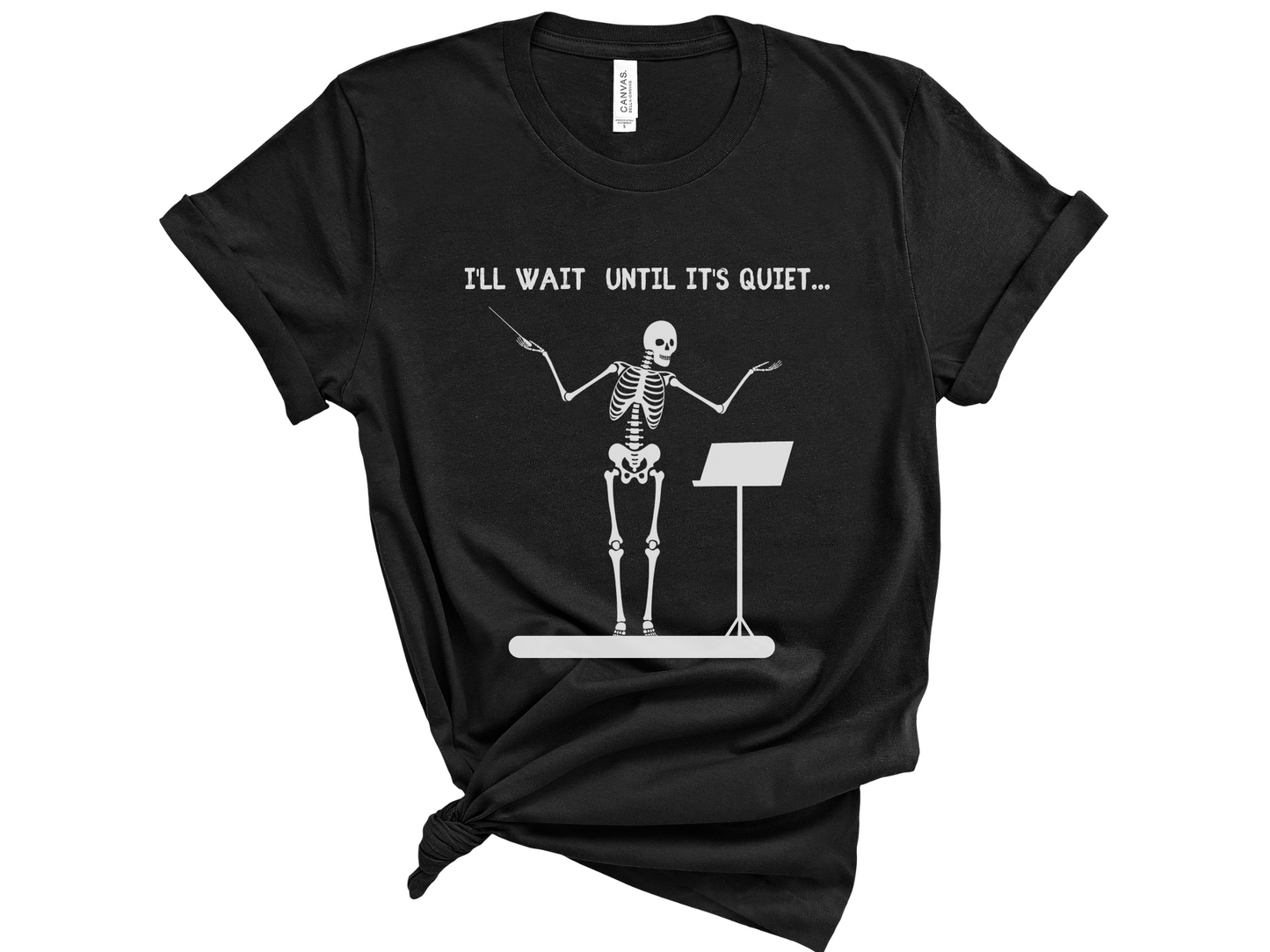 Skeleton Funny Conductor Unisex T-Shirt